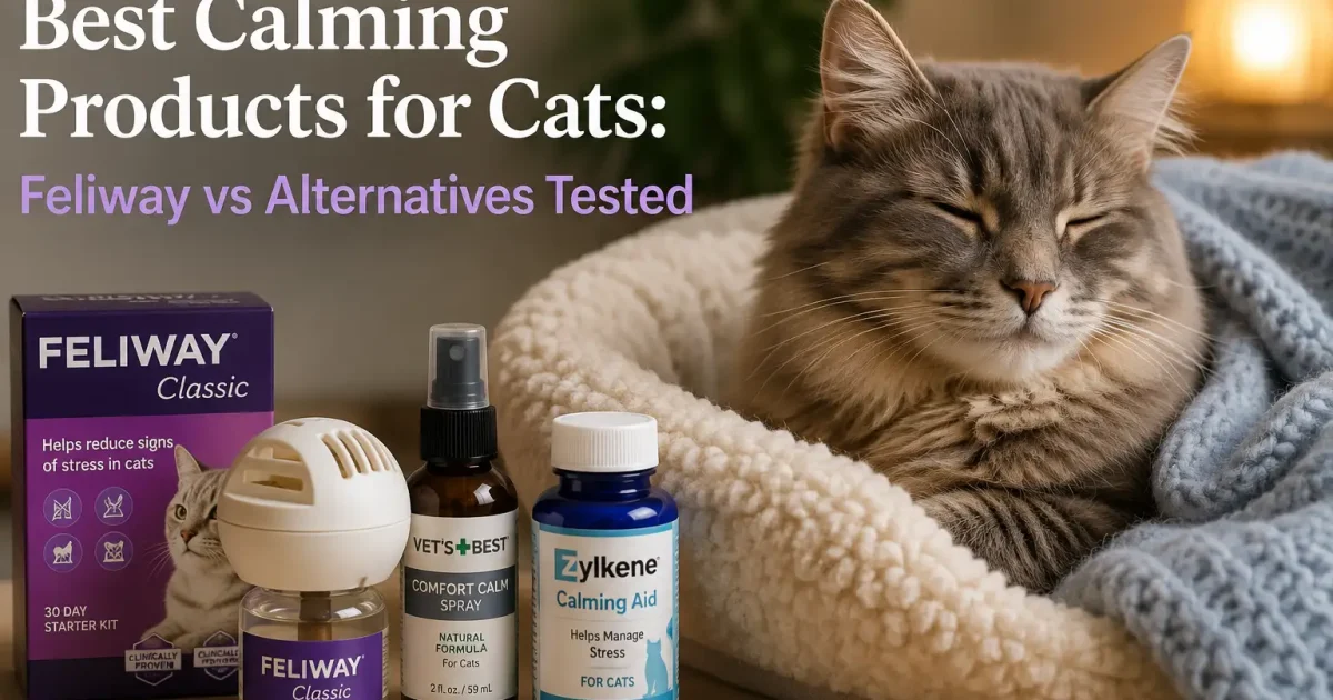 Best Calming Products for Cats: Feliway vs Alternatives Tested